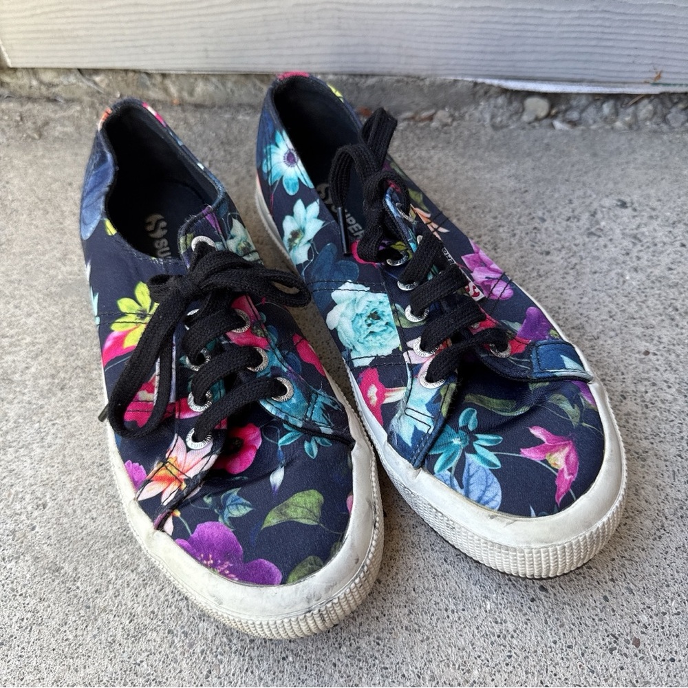 Supers Floral Canvas Sneakers 6